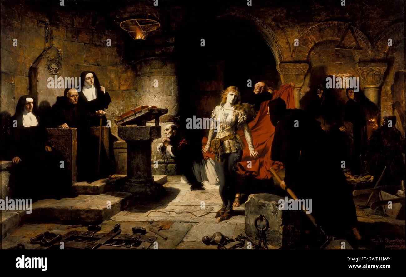 Der Prozess von Constance de Beverly 1883 Toby Edward Rosenthal Stockfoto