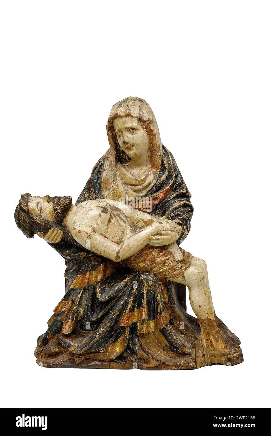 Historische Ferse von 1430–1440, dokumentiert in Bronisław Krystalls Testurkunde und Sammlung. Stockfoto