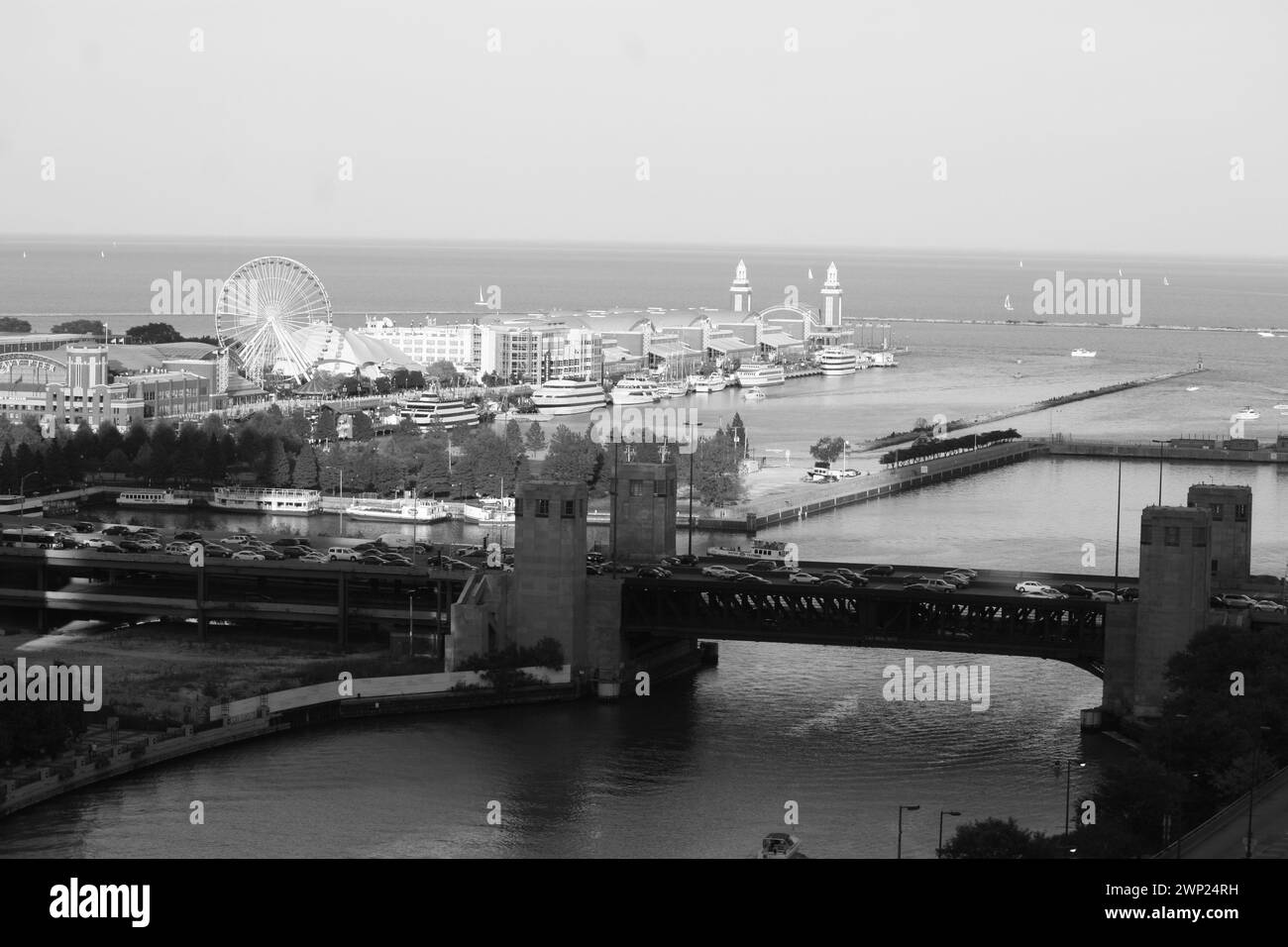 Franklin D Roosevelt Bridge Chicago Stockfoto