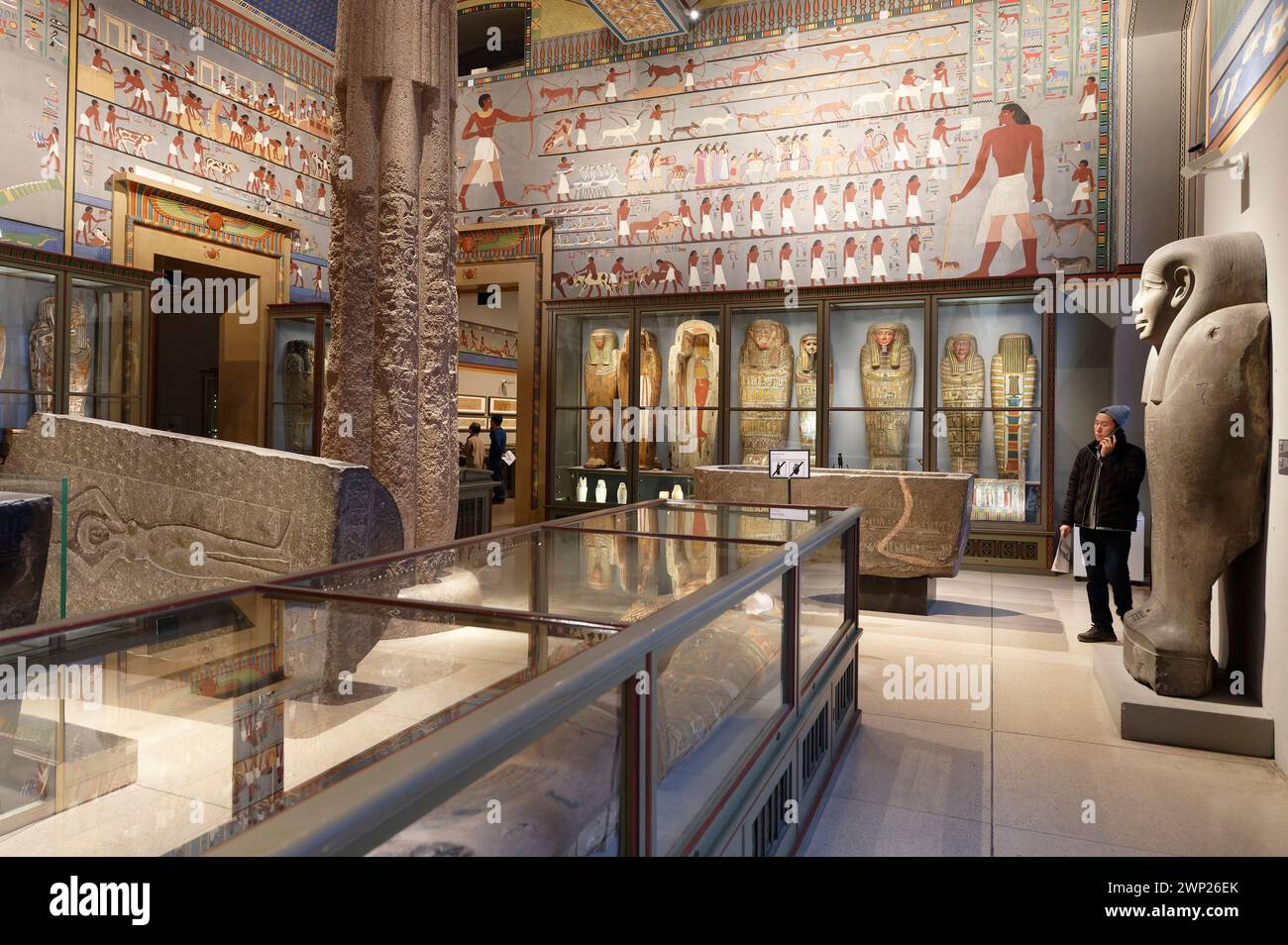 Wien, Österreich. Ägyptisch-orientalische Sammlung des Wiener Kunsthistorischen Museums (KHM) Stockfoto