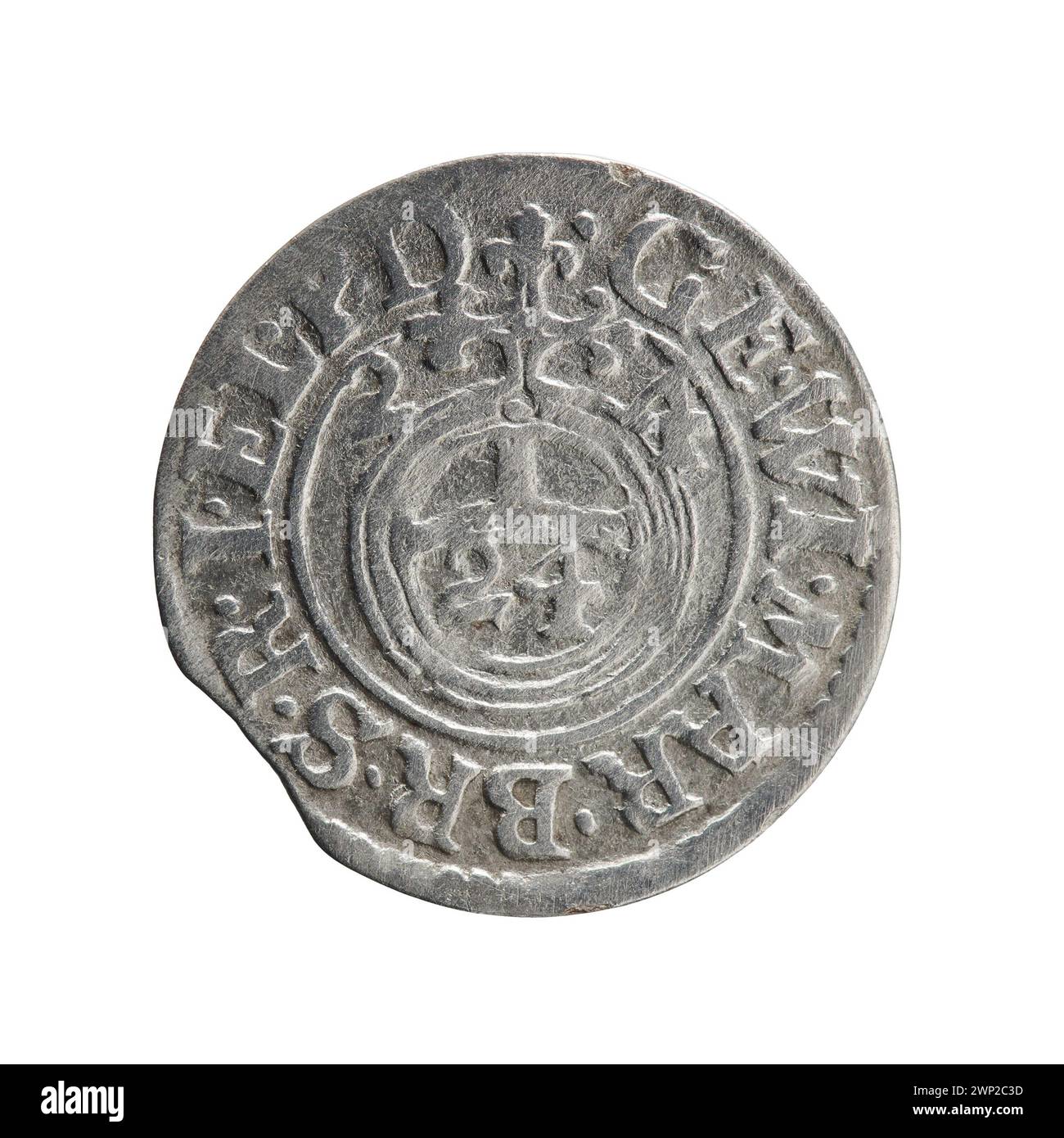 Kunstwerk mit dem Titel „for a Track“, das von Ernest Pfahler 1624 geschaffen wurde und den künstlerischen Stil des frühen 17. Jahrhunderts repräsentiert. Stockfoto