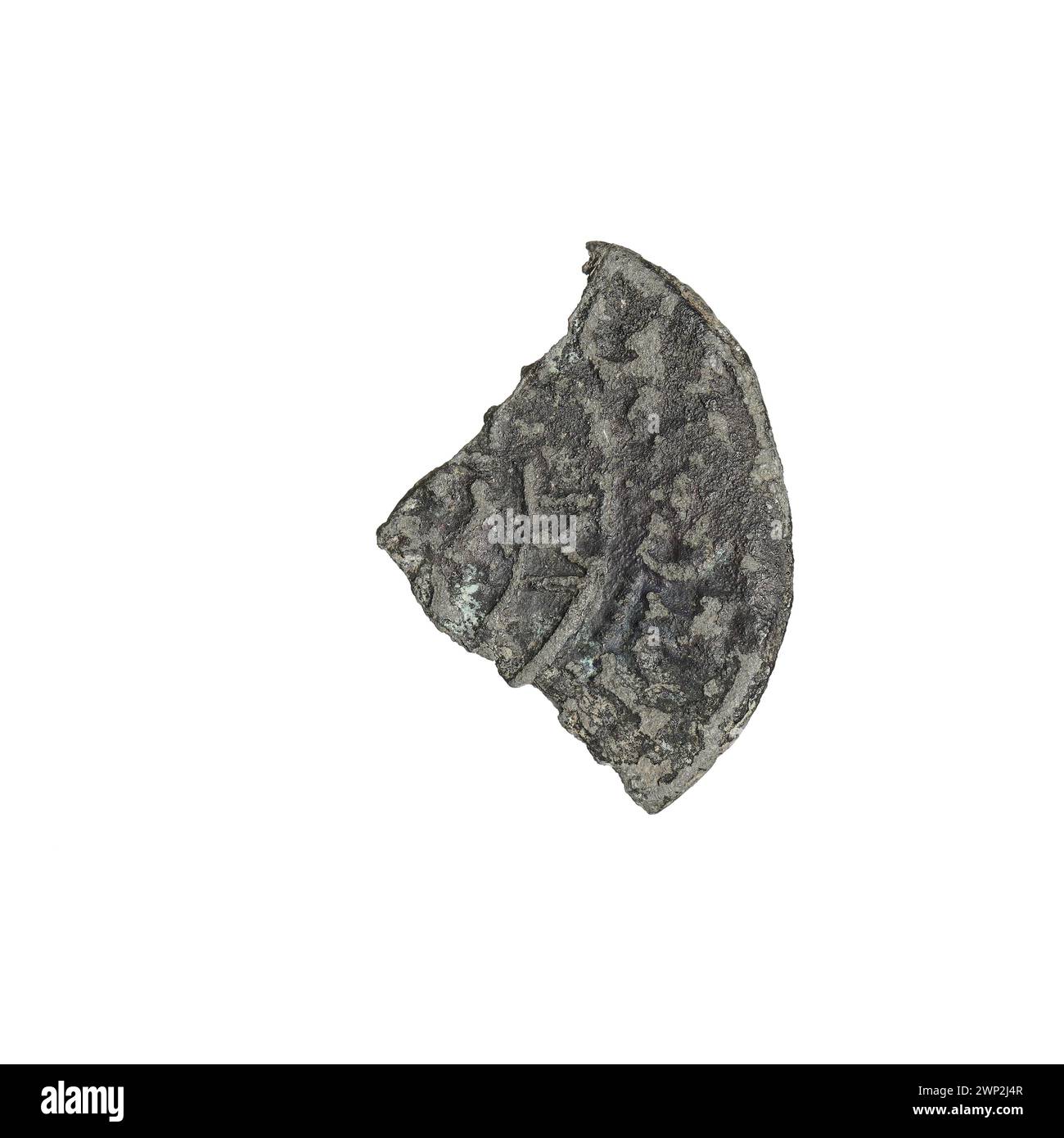 Schah-vom-Kreuz-Insignien aus dem 15. Jahrhundert, die mittelalterliche europäische Heraldik und Rittersymbole darstellen. Stockfoto