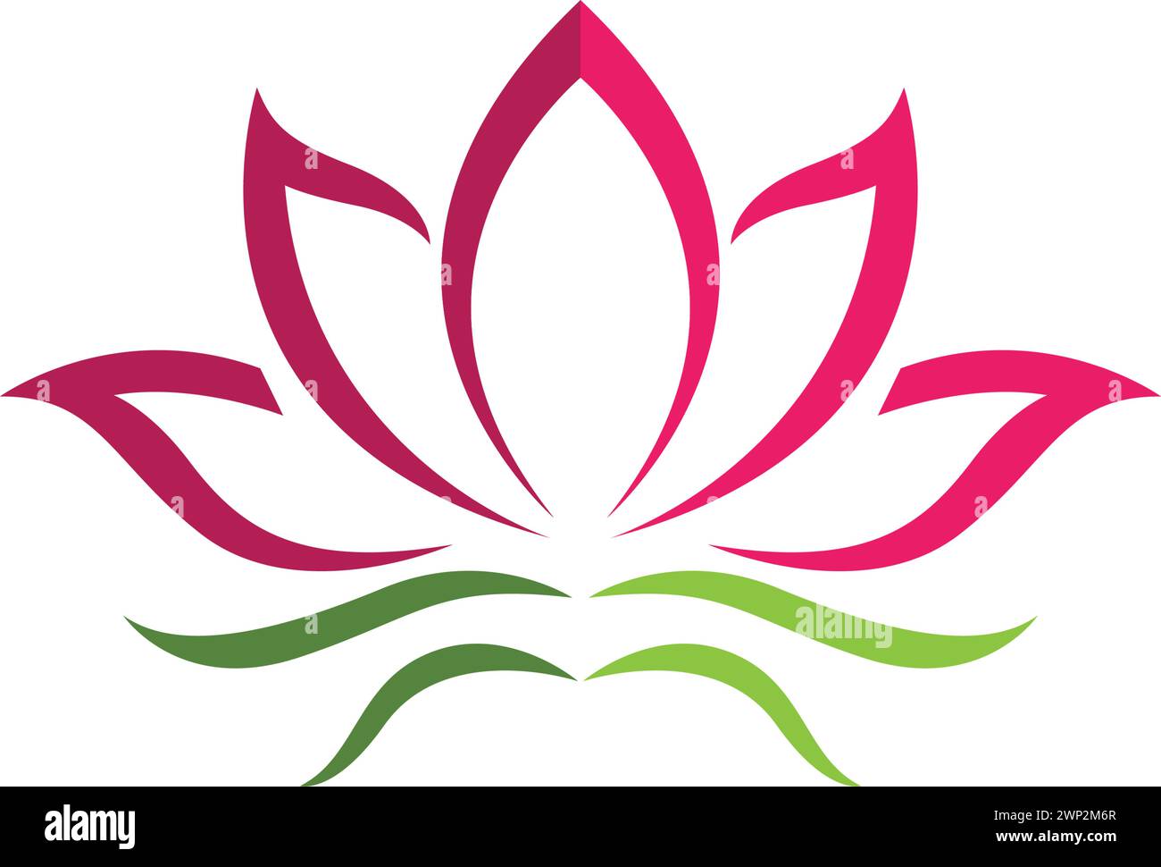 Schönheit Vektor Lotus Blumen Design logo Symbol Vorlage Stock Vektor