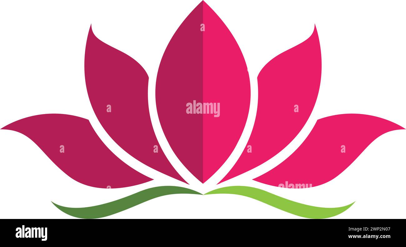 Schönheit Vektor Lotus Blumen Design logo Symbol Vorlage Stock Vektor