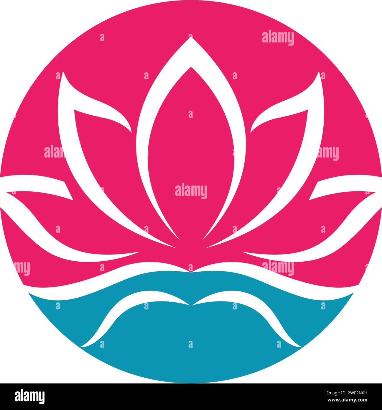 Schönheit Vektor Lotus Blumen Design logo Symbol Vorlage Stock Vektor