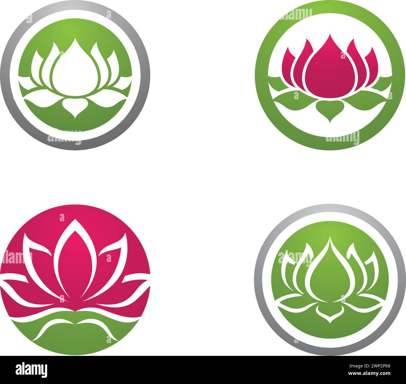 Schönheit Vektor Lotus Blumen Design logo Symbol Vorlage Stock Vektor
