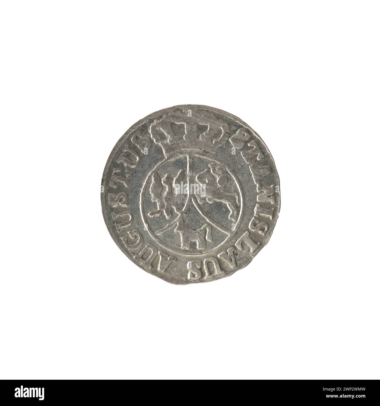 Die Krone des Königs Stanisław August Poniatowski aus dem Jahr 1795, letzter Herrscher des Polnisch-litauischen Commonwealth, wurde für zeremonielle Zwecke genutzt und repräsentiert die Souveränität. Stockfoto