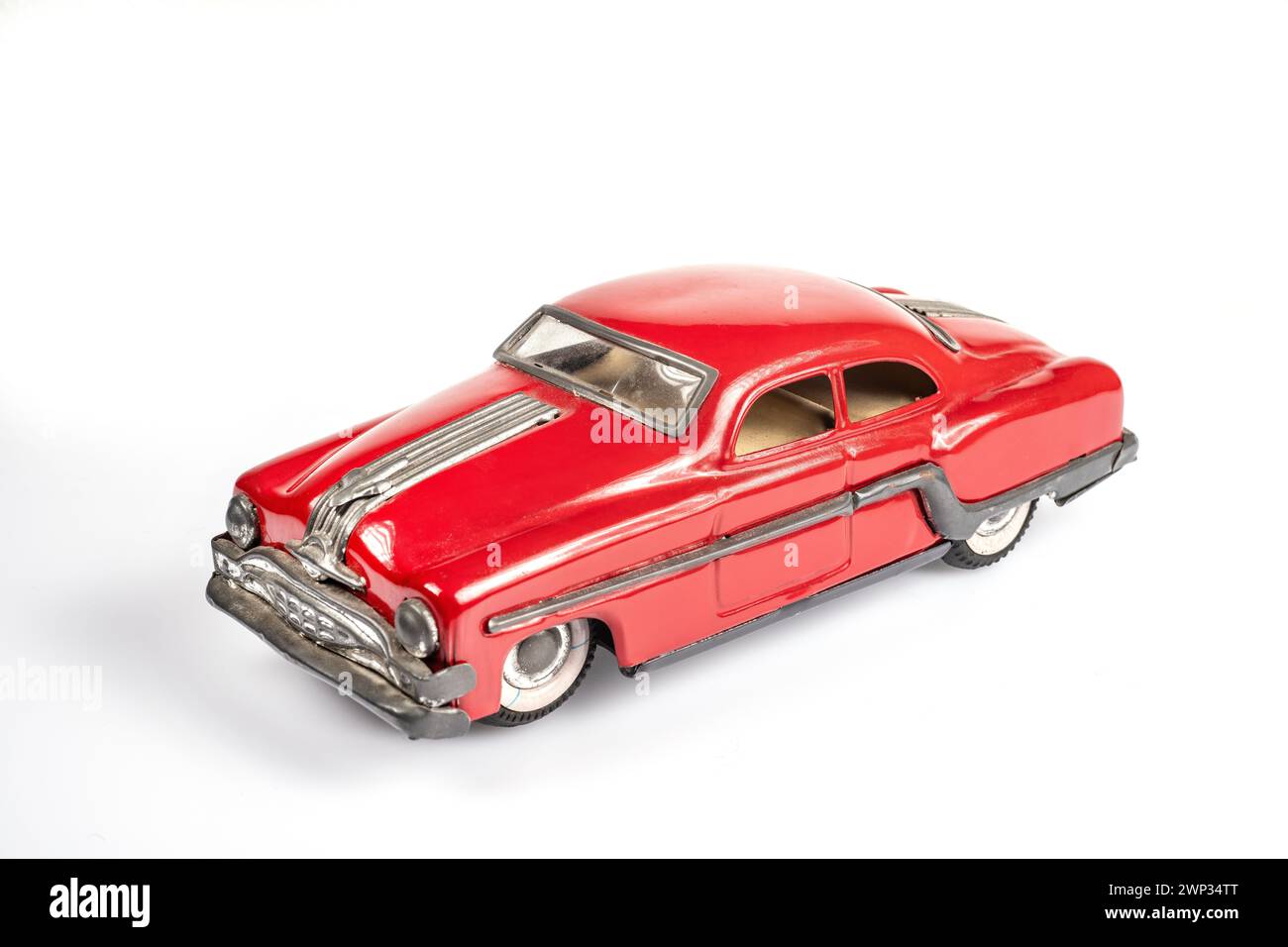 Spielzeug aus Metallblech zum Zurückschieben Stockfoto