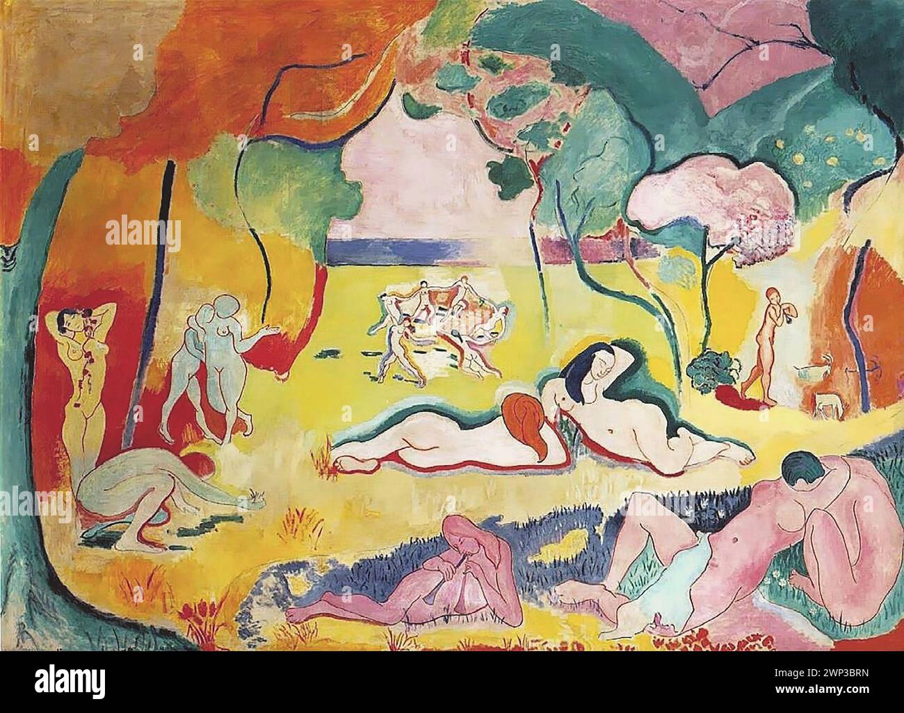 Henri Matisse - Le bonheur de Vivre, 1905–6, Barnes Foundation, Philadelphia Stockfoto