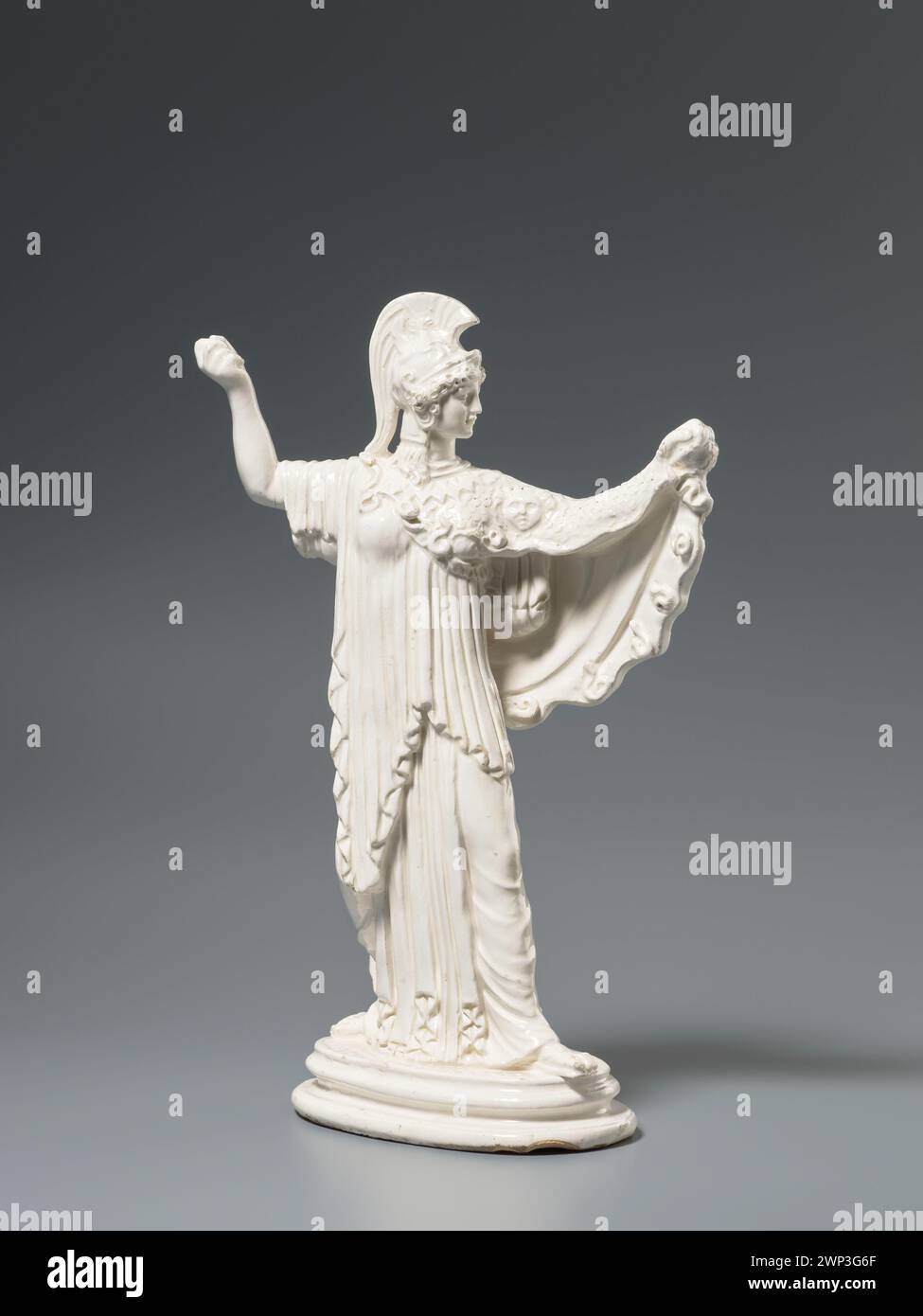 Figur: Athena Promachos; unberechenbare Lona Manufaktura; 1. 19. Jahrhundert (1800-00-00-1825-00-00-00); Stockfoto