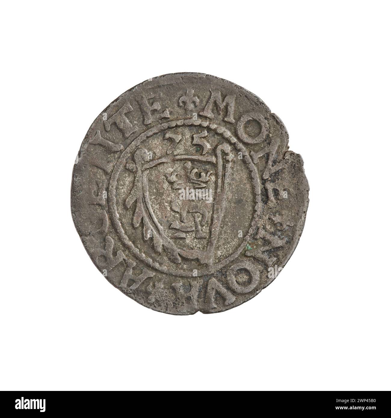1575 Szelg-Münze unter Gotard Kettler, Herzog von Kurland und Semigallien. Stockfoto 1575 Szelg-Münze unter Gotard Kettler, Herzog von Kurland und Semigallien. Stockfoto