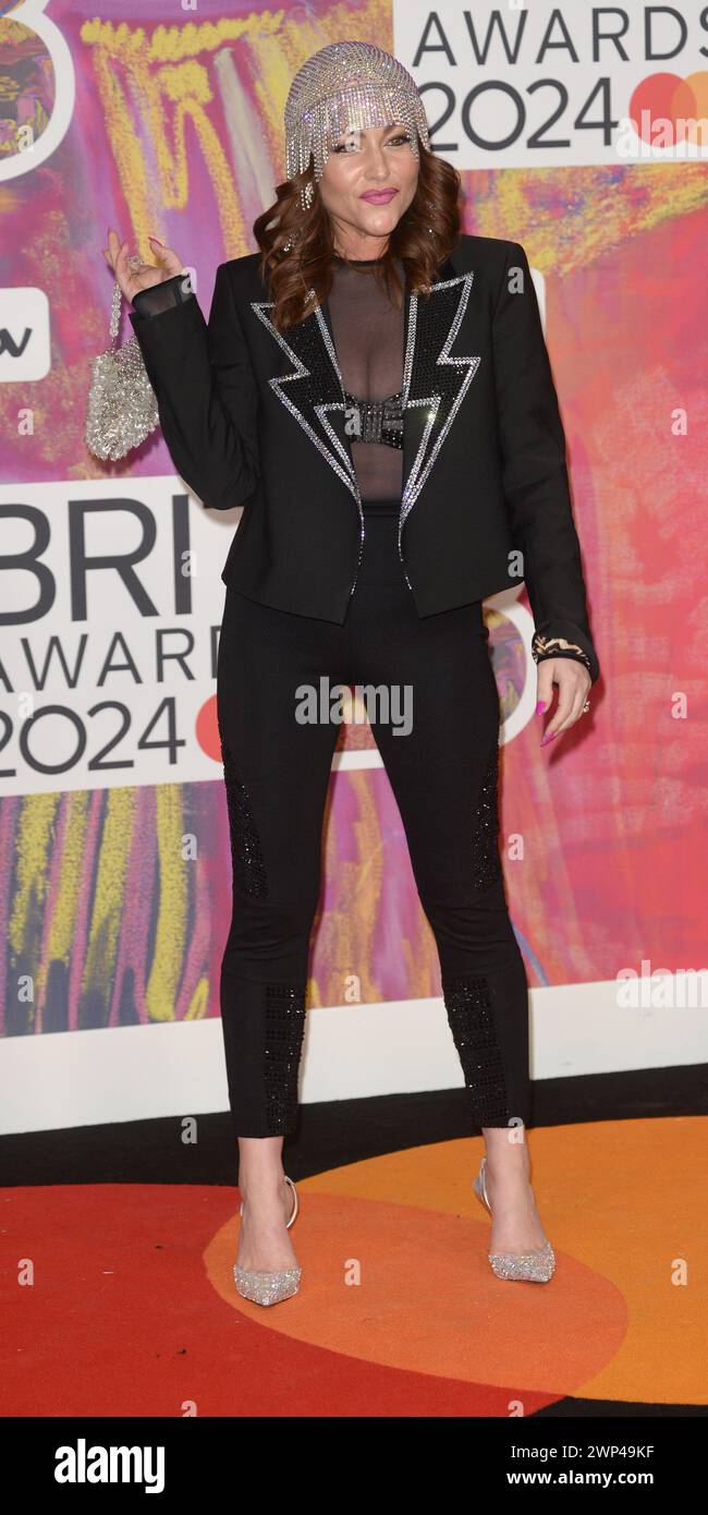 Foto muss vergeben werden ©Alpha Press 078237 03/2024 Jaime Winstone bei den BRIT Awards 2024 in London Stockfoto