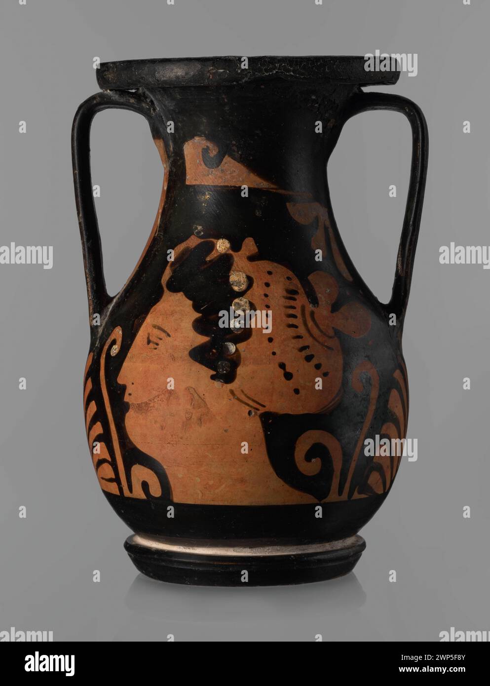 Rote Stützpeliquea; 3. W. 4. Jahrhundert v. Chr. (-350-00-00--326-00-00); Stockfoto