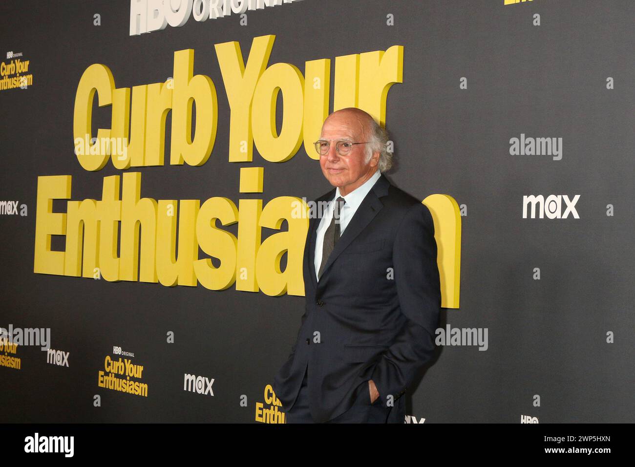 Curb Your Begeisterung Staffel 12 Premiere in der Directors Guild of America am 30. Januar 2024 in Los Angeles, KALIFORNIEN mit: Larry David Where: Los Angeles, Kalifornien, USA Wann: 30 Jan 2024 Credit: Nicky Nelson/WENN Stockfoto