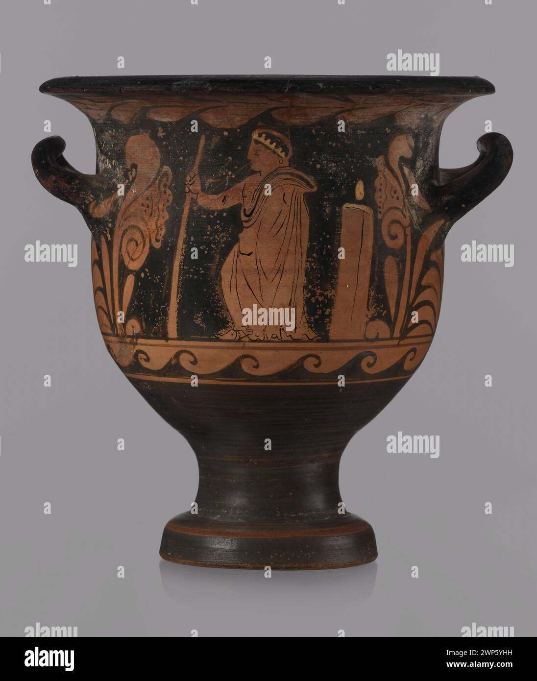 Glockenkrater; 3. W. 4. Jahrhundert v. Chr. (-350-00-00--326-00-00); Stockfoto