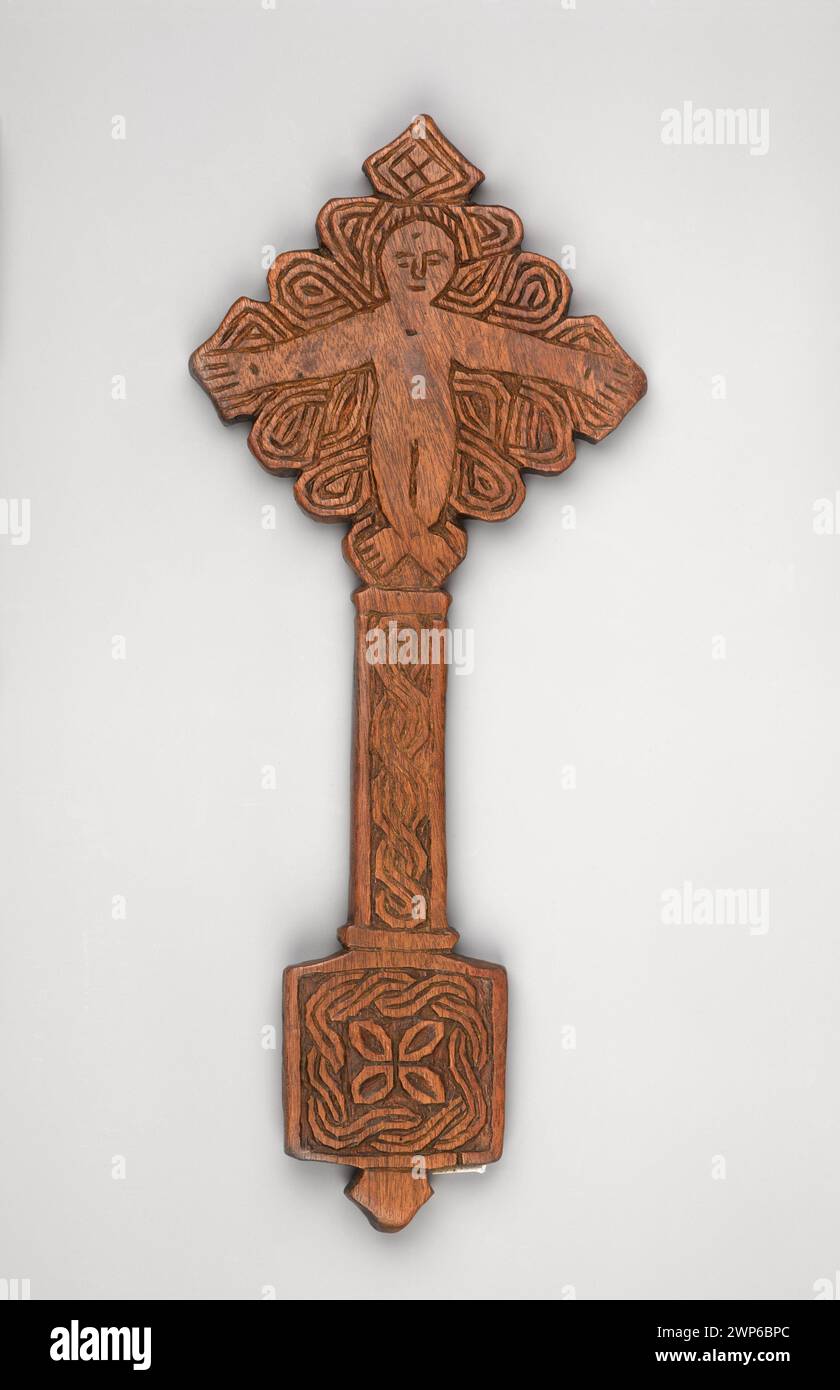 Kreuz gründlich; 20. Jahrhundert (1900-00-00-1978-00-00-00); Jesus Christus, Lagerstätte von Wacław Korabiewicz, Kreuze, äthiopische Kreuze, Handkreuze Stockfoto