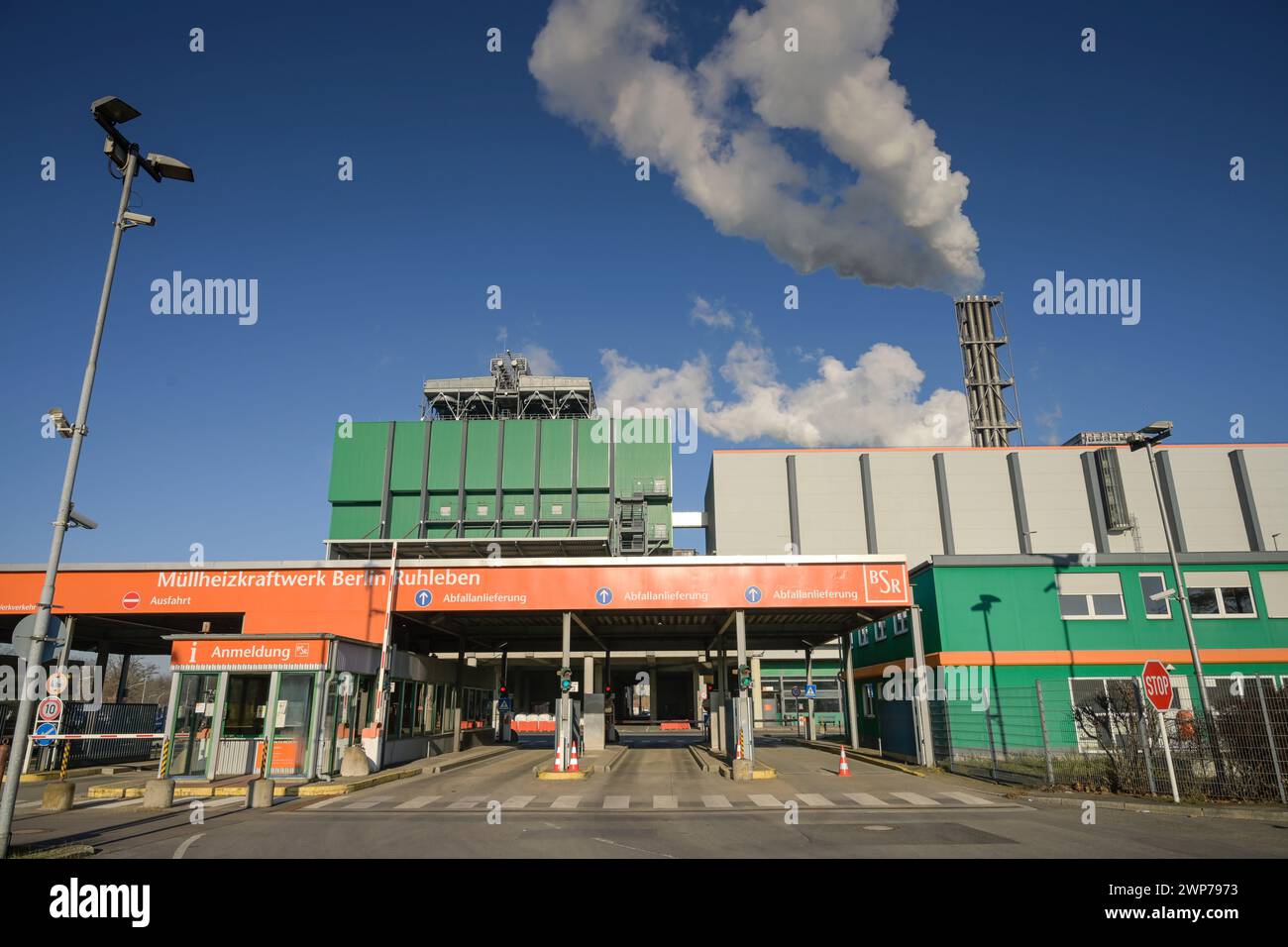 Müllheizkraftwerk der BSR, Freiheit, Ruhleben, Spandau, Berlin, Deutschland Stockfoto