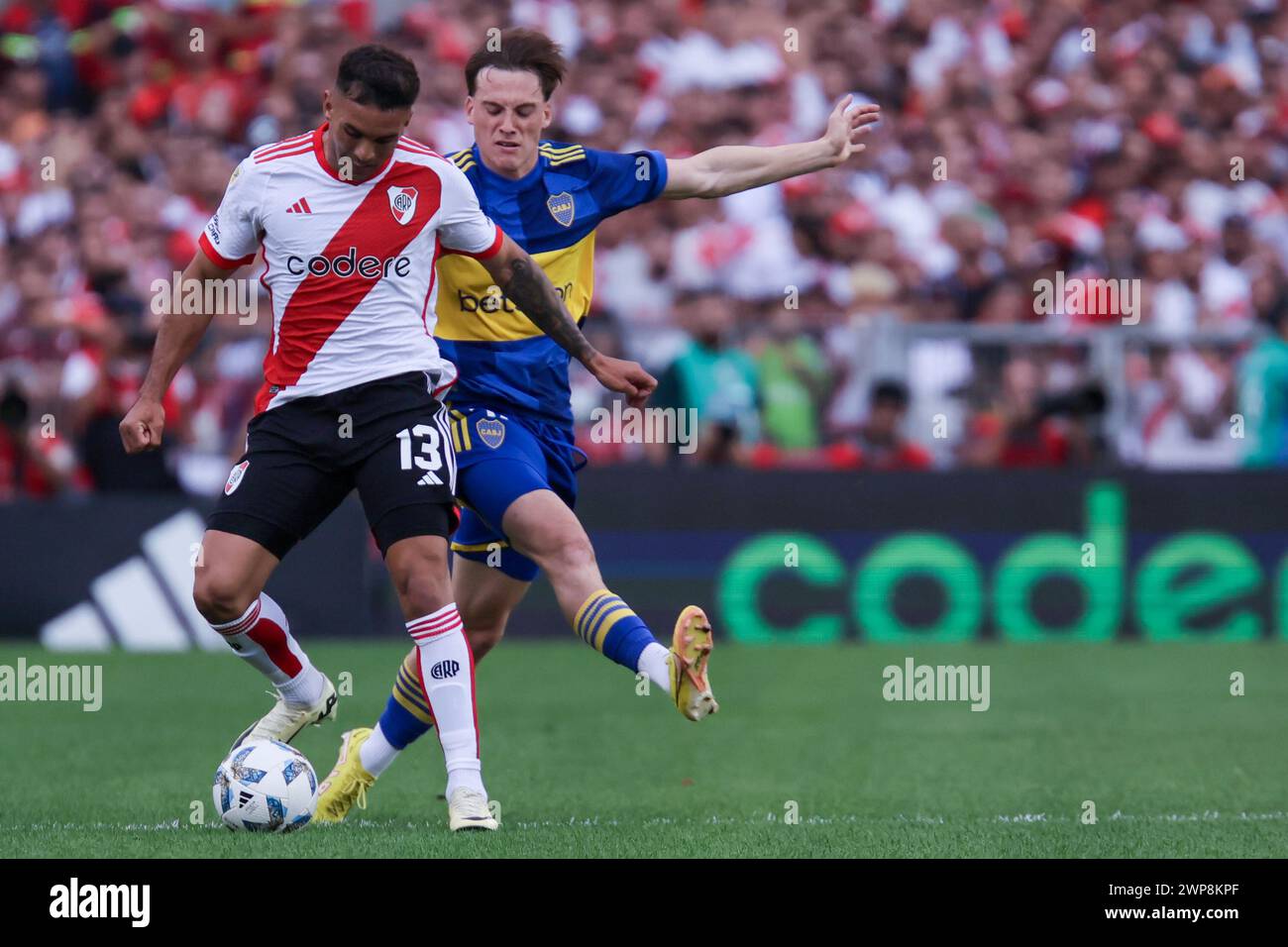 River Plate Boca Juniors SuperClassic Stockfoto