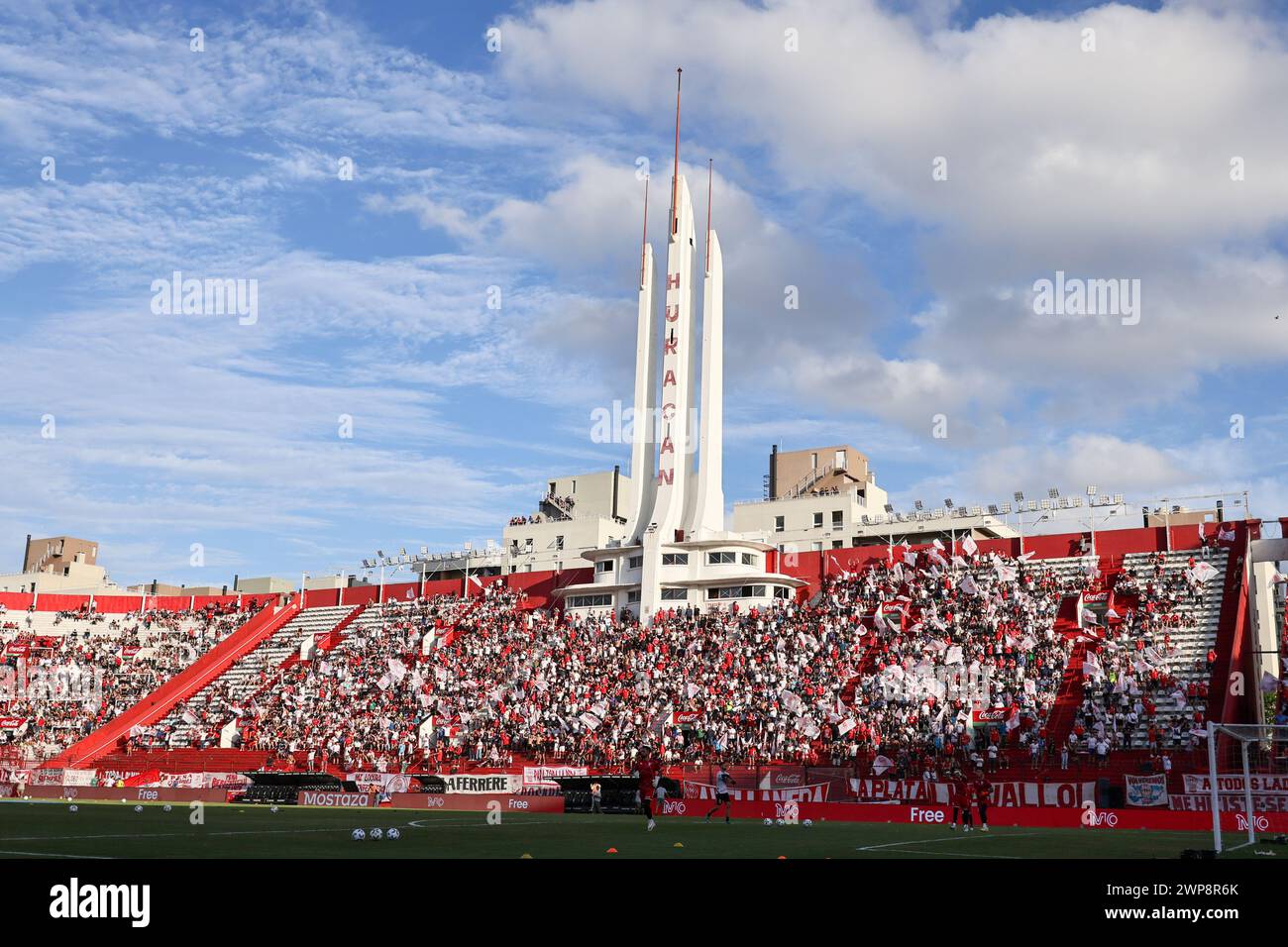 Huracan Soccer Team Stockfoto