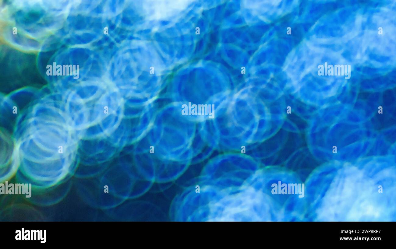 Abstrakte Reflexionen, Bubble Background Design Stockfoto