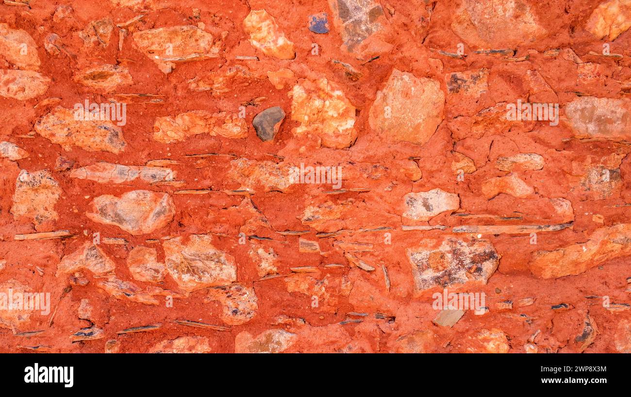 Strukturiertes Hintergrunddesign Mit Natursteinwand Stockfoto