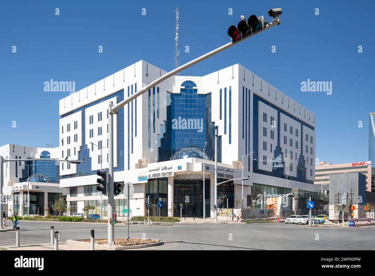 Riyadh Olaya Street Gebäude und Wahrzeichen Stockfoto