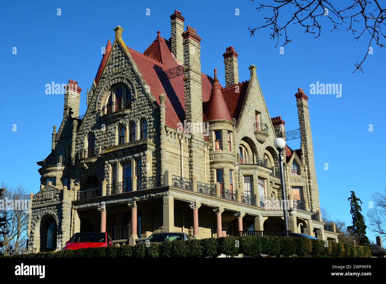 Craigdarroch Castle in Victoria BC Stockfoto