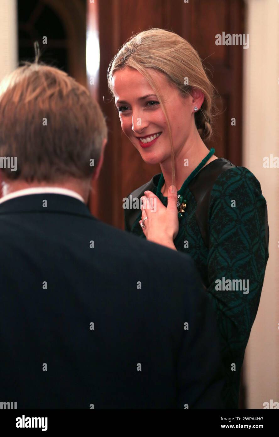 02/14 Dateifoto vom 10/13 zeigt Lucy Stack im irischen K Club, der die Goffs Orby Sale startet. DAS RENNEN wurde vom Deat verwüstet Stockfoto