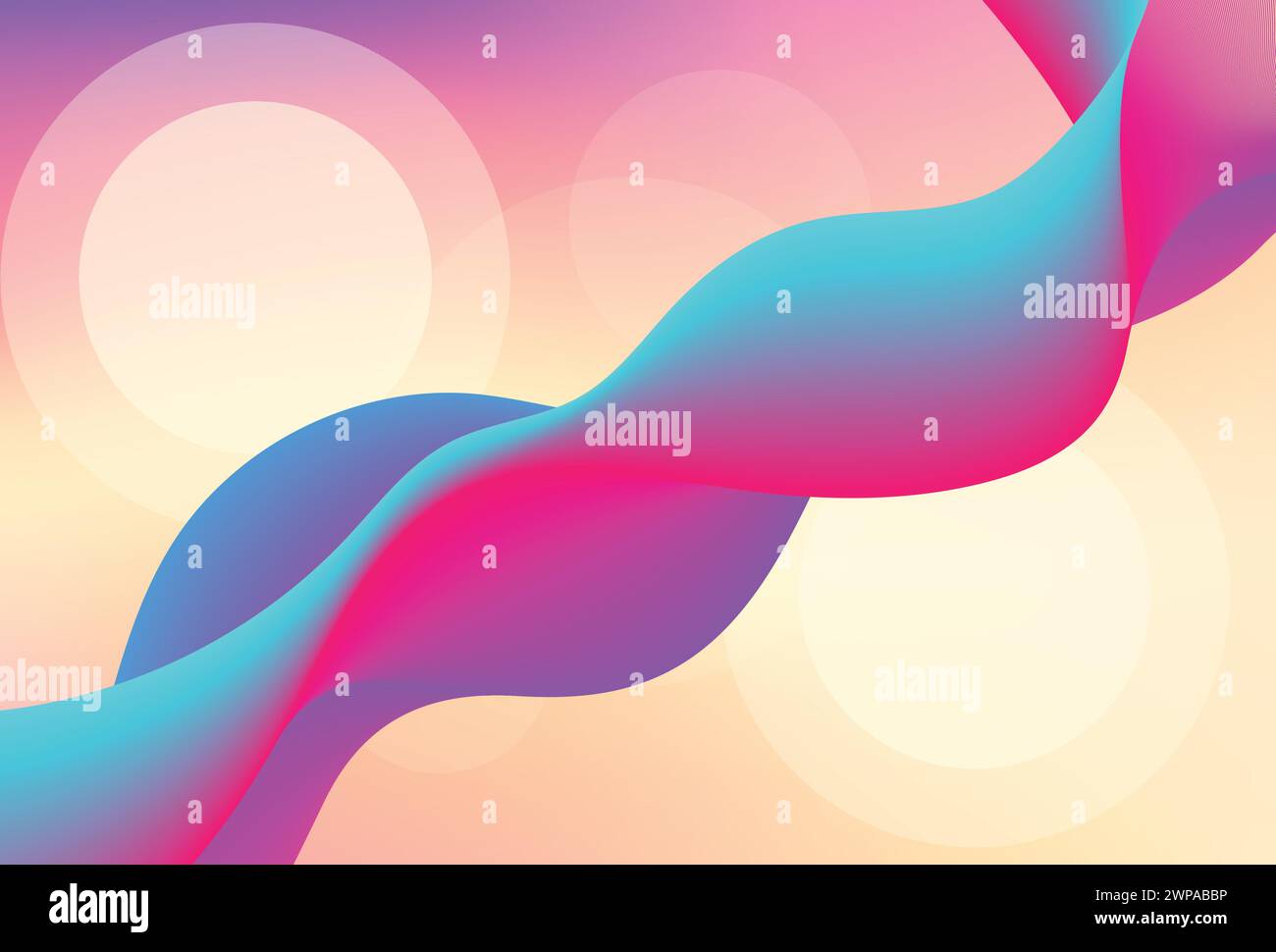 Modernes abstraktes Cover-Set. Kühle Verlaufsformen. Eps10-Vektor. Moderne Überzüge mit farbenfrohen, verdrehten Formen. Trendiges minimales Design. Abstra Stock Vektor