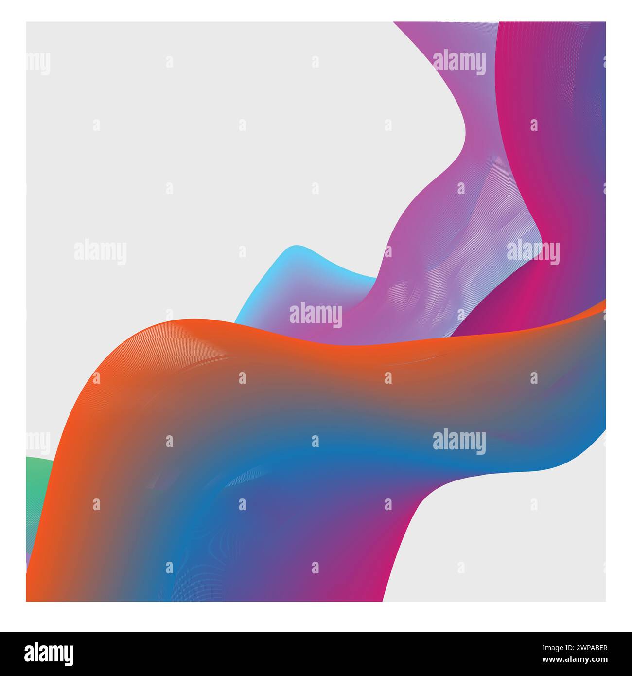 Modernes abstraktes Cover-Set. Kühle Verlaufsformen. Eps10-Vektor. Moderne Überzüge mit farbenfrohen, verdrehten Formen. Trendiges minimales Design. Abstra Stock Vektor