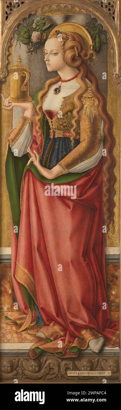 Mary Magdalene, Carlo Crivelli, c. 1480 Stockfoto