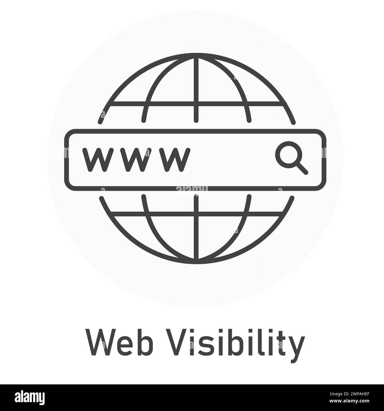 Web Visibility Vector Illustration Symbol Design Stock Vektor