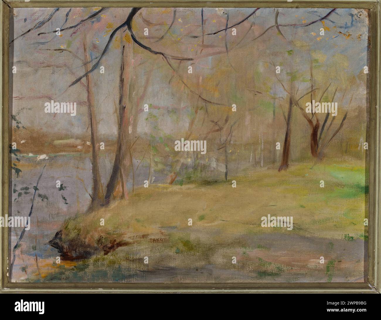 Gemälde „Studie mit Marijno“ von Jan Cie Ski (1858–1913), geschaffen um 1896–1906, Teil der Staatlichen Kunstsammlungen in Warschau, Polen, von 1922 bis 1939. Stockfoto