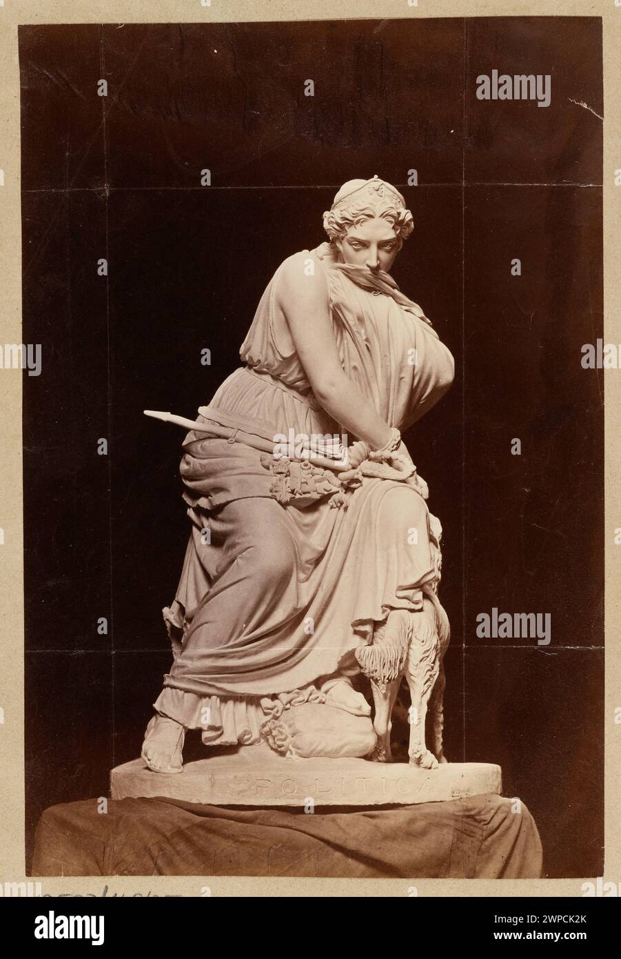 Fotografie von Wiktor Brodzki 'Polityka'; Suscipj, Lorenzo (1802-1885), Suscipj, Lorenzo (Rom; fotografisches Zak um 1873 (1868-00-00-1878-00-00); Stockfoto
