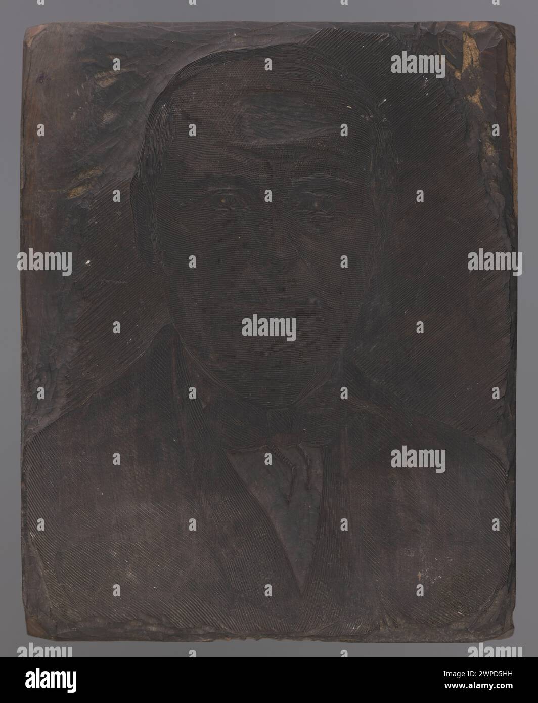 Porträt von Piotr Le Brun, erstellt zwischen 1878 und 1879 von einem unbekannten Künstler, der als J.R. identifiziert wurde Stockfoto