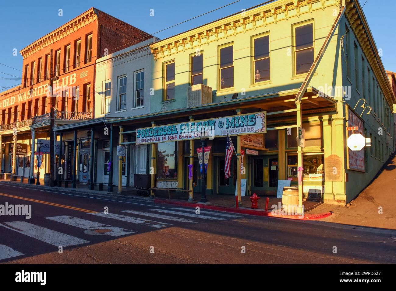 Virginia City, Nevada Stockfoto