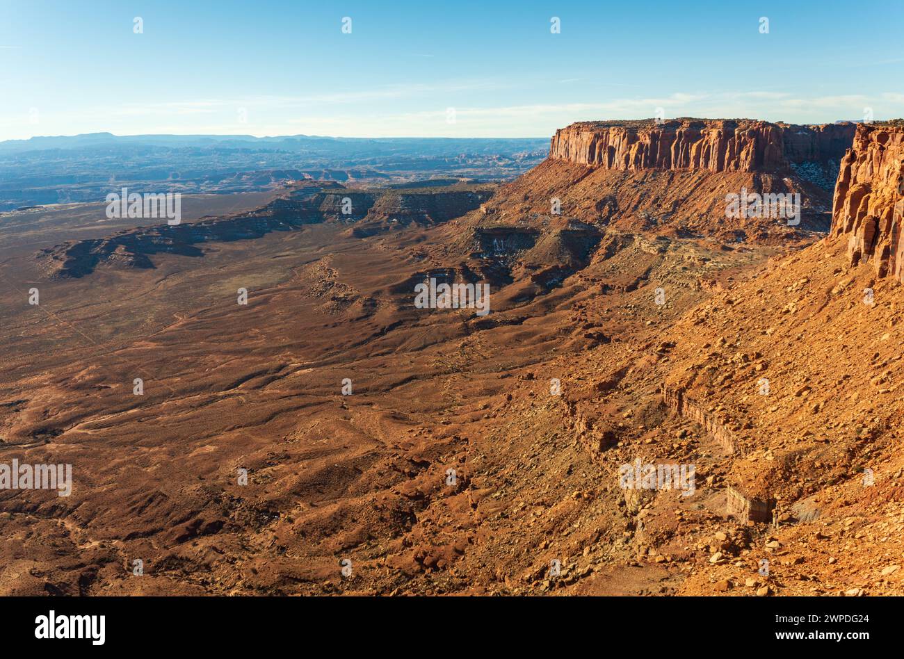 Green River Overlook, Canyonlands National Park im Südosten von Utah, USA Stockfoto