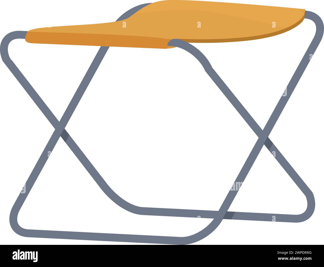 Angeln rückenloser Stahlstuhl Icon Cartoon Vektor. Fang ein Fischboot. Neue moderne Stange Stock Vektor