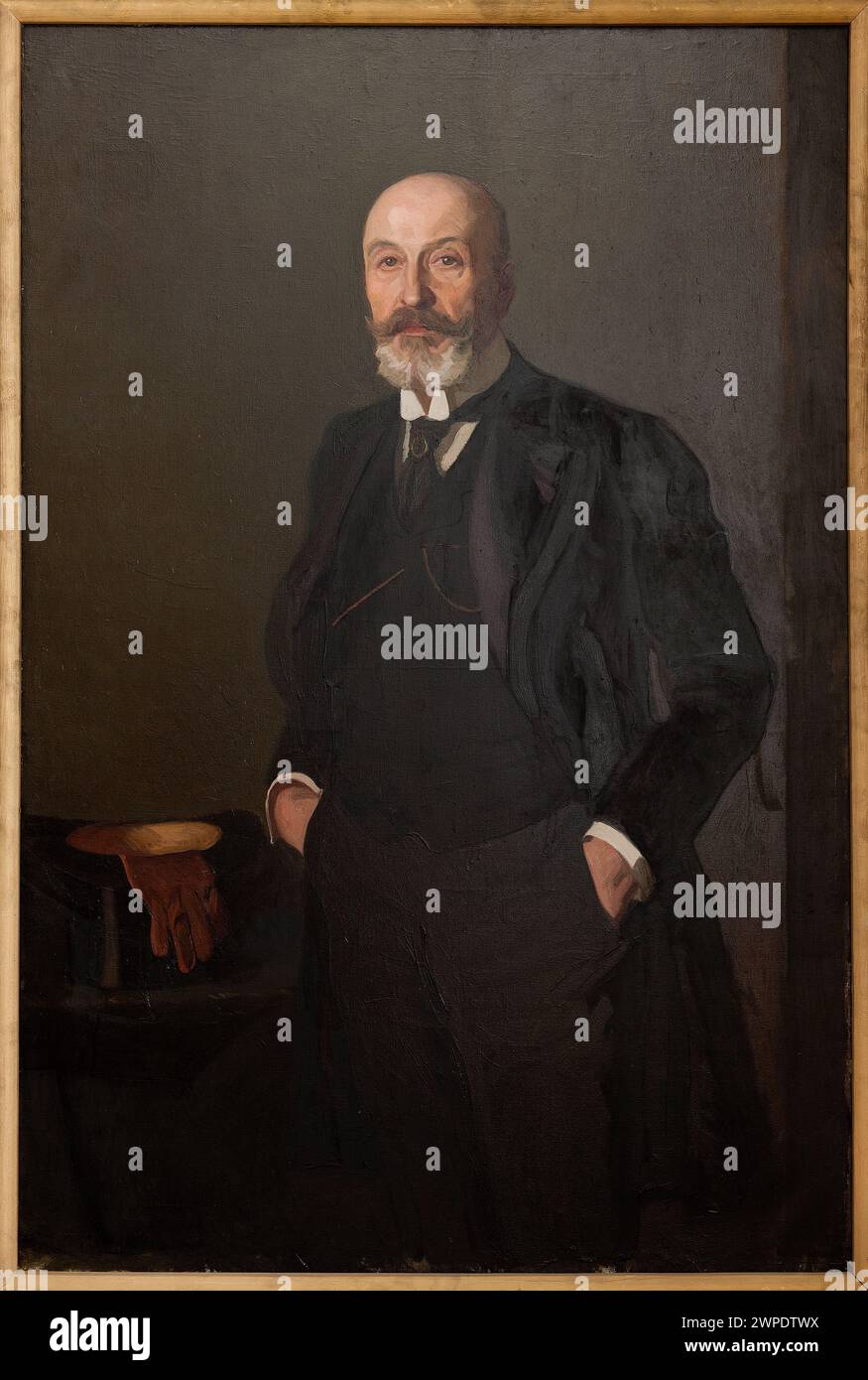 Porträt von Roman Narkiewicz-Jodko; Lentz, Stanis AW (1861-1920); 1912 (1912-00-00-1912-00); Portraits en Red, Herrenporträts Stockfoto