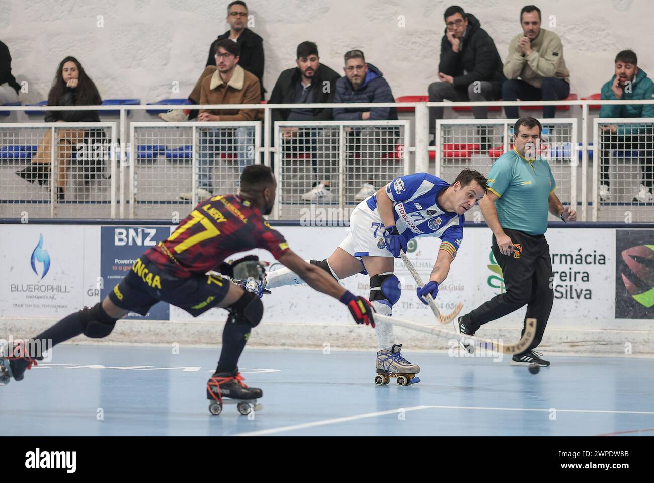 Vila Nova de Famalicão, 06/2024 - Riba d'Avehosted Fud Futebol Clube do Porto heute Abend im Pavilhão do Parque das Tílias - Riba d'an das Roundound des 16. Portugiesischen Pokals, Saison 2023/24. Goncalo Alves (Miguel Pereira/Global Imagens) Credit: Atlantico Press/Alamy Live News Stockfoto