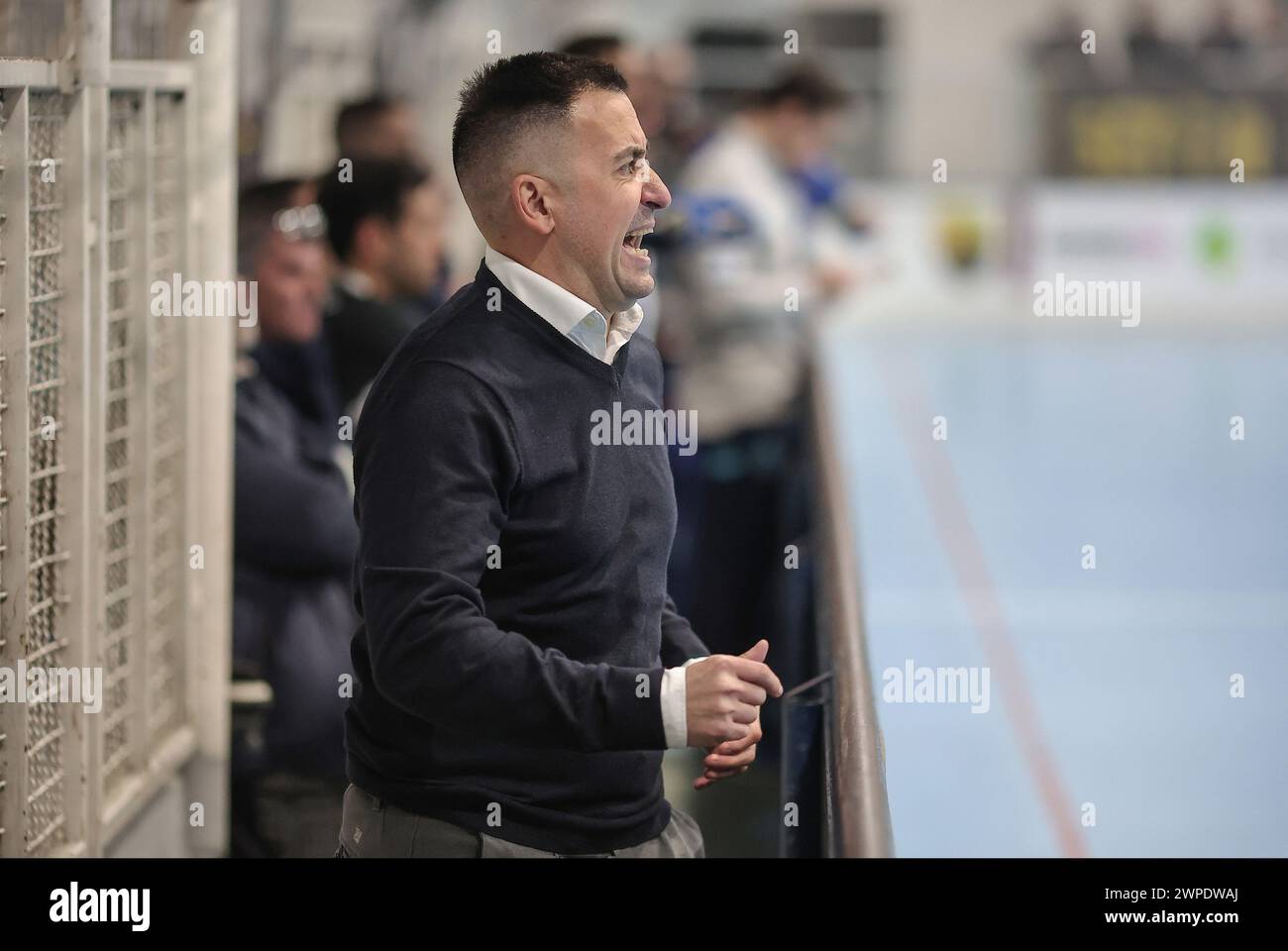 Vila Nova de Famalicão, 06/2024 - Riba d'Avehosted Fud Futebol Clube do Porto heute Abend im Pavilhão do Parque das Tílias - Riba d'an das Roundound des 16. Portugiesischen Pokals, Saison 2023/24. Ricardo Ares (Miguel Pereira/Global Imagens) Credit: Atlantico Press/Alamy Live News Stockfoto
