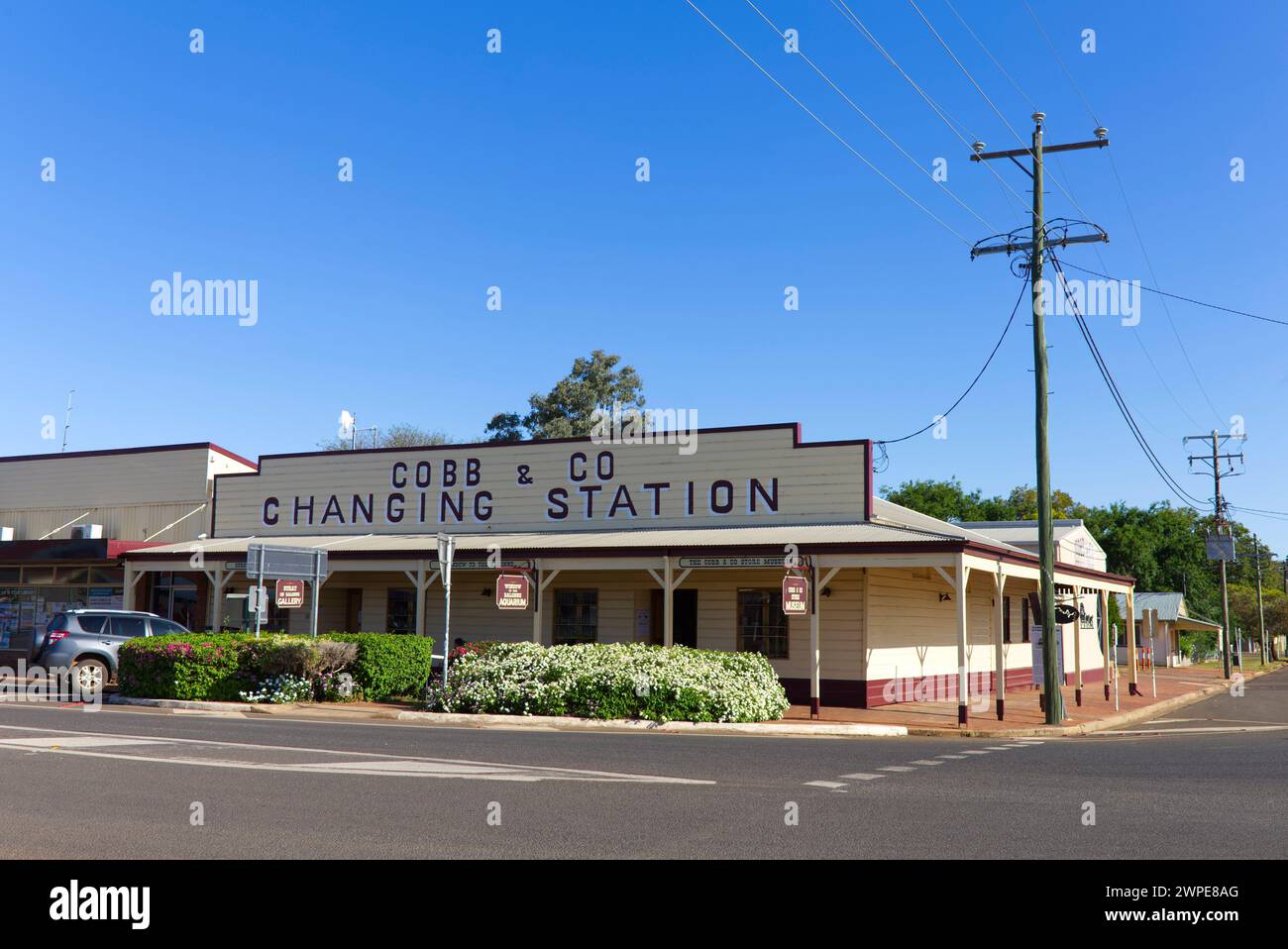 Cobb & Co Changing Station Museum Surat Queensland Australien Stockfoto