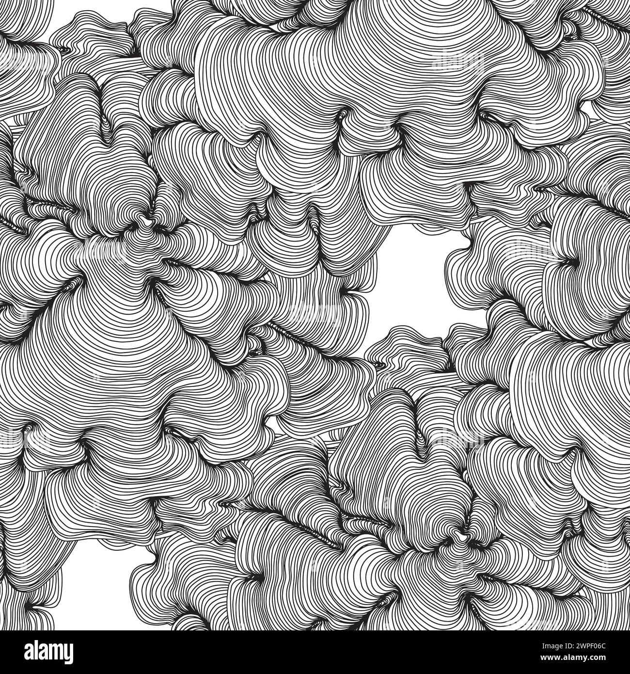 Linienmuster im luxuriösen Vektor. Eleganter Hintergrund mit abstrakter Vorlage. Stock Vektor