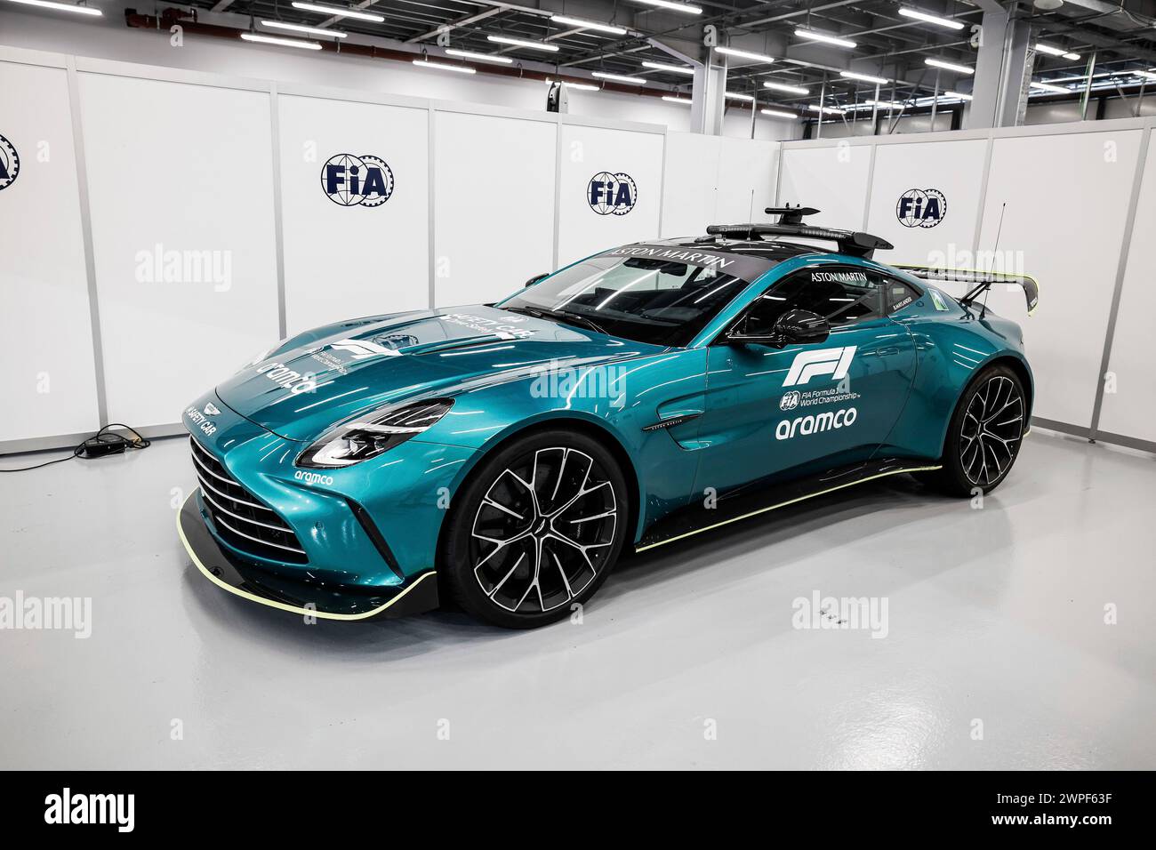 Dschidda, SaudiArabien. März 2024. F1 Safety Car, Aston Martin Vantage