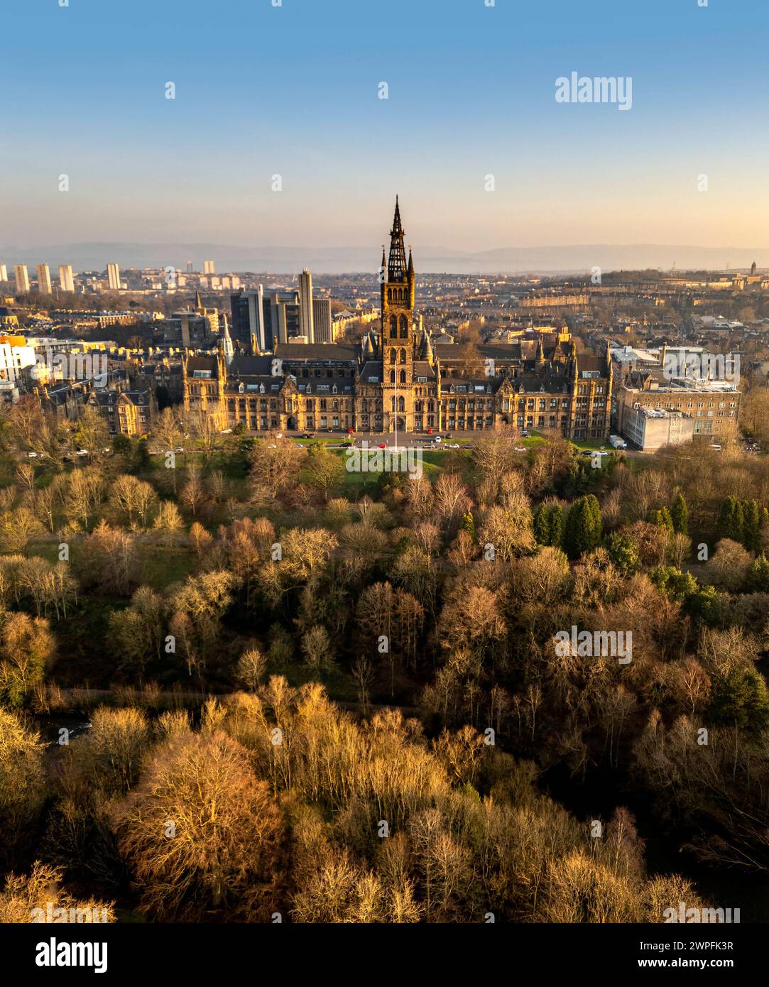 Universität Glasgow, Glasgow, Schottland, UK Stockfoto