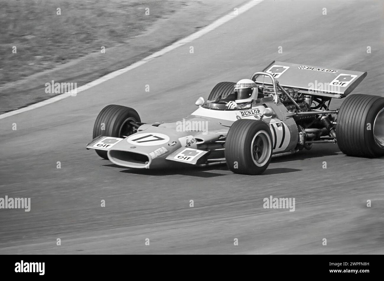 Jackie SDtewart in einem Matra-Ford Cosworth beim Mosport Park Canadian F1 Grand Prix 1969 in Bowmansville, Kanada, startete 4., DNF Stockfoto