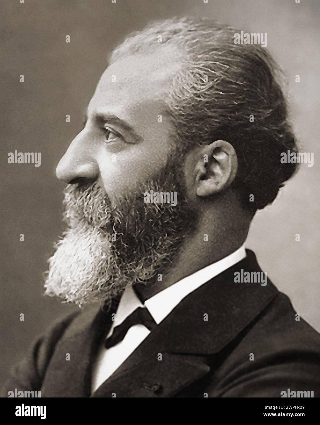 HENRI MOISSAN (1852–1907) französischer Nobelpreisträger 1906. Stockfoto
