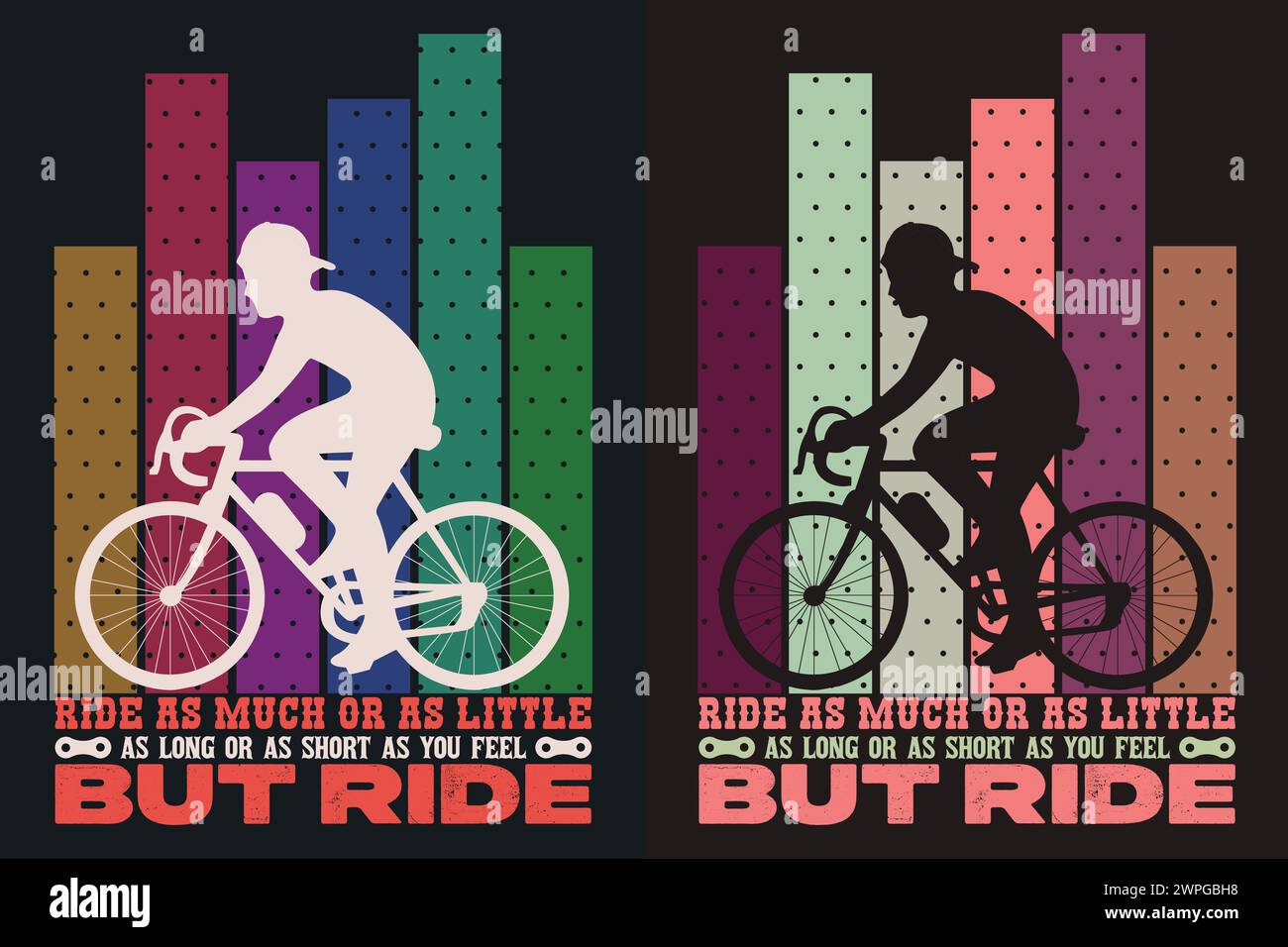 Fahren Sie so viel oder so wenig, wie Sie sich fühlen, aber fahren Sie, Fahrrad-Shirt, Geschenk für Fahrradtour, Fahrradbekleidung, Fahrrad-Lover-Shirt Stock Vektor