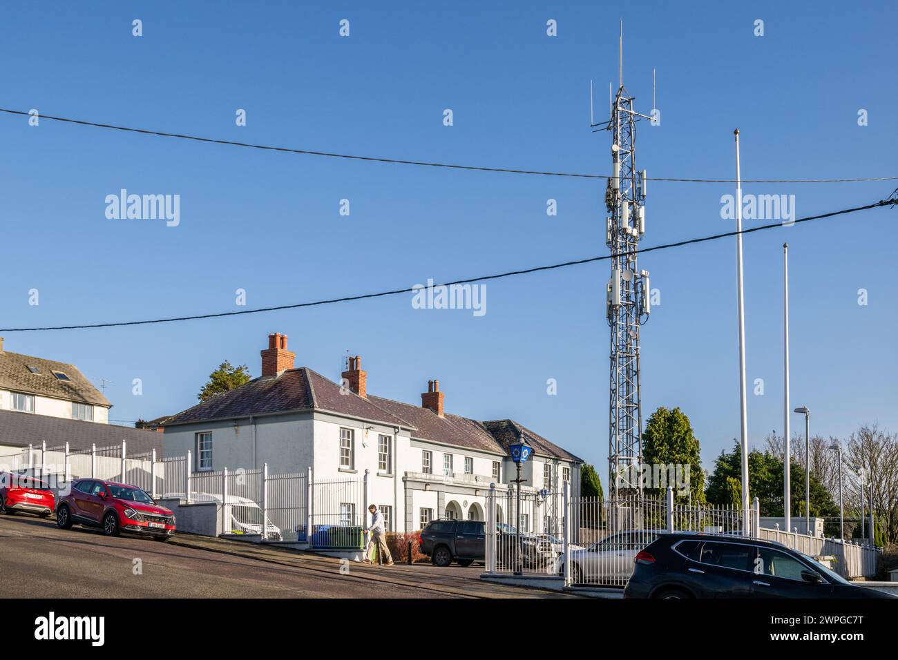 Clonakilty Garda Station, Clonakilty, West Cork, Irland. Stockfoto