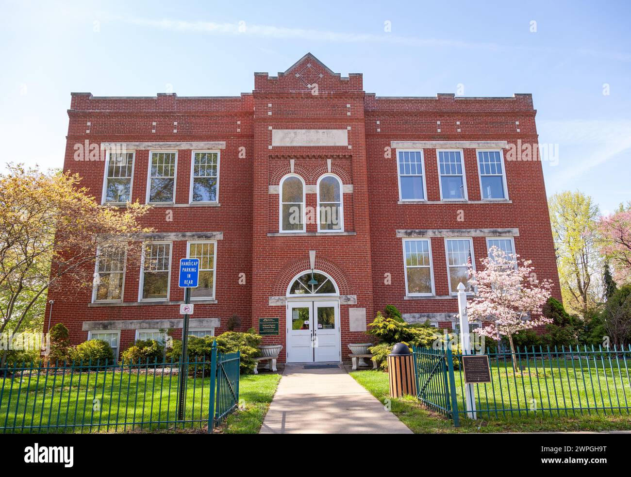 Glen Carbon Grade School im Süden von Illinois. Stockfoto